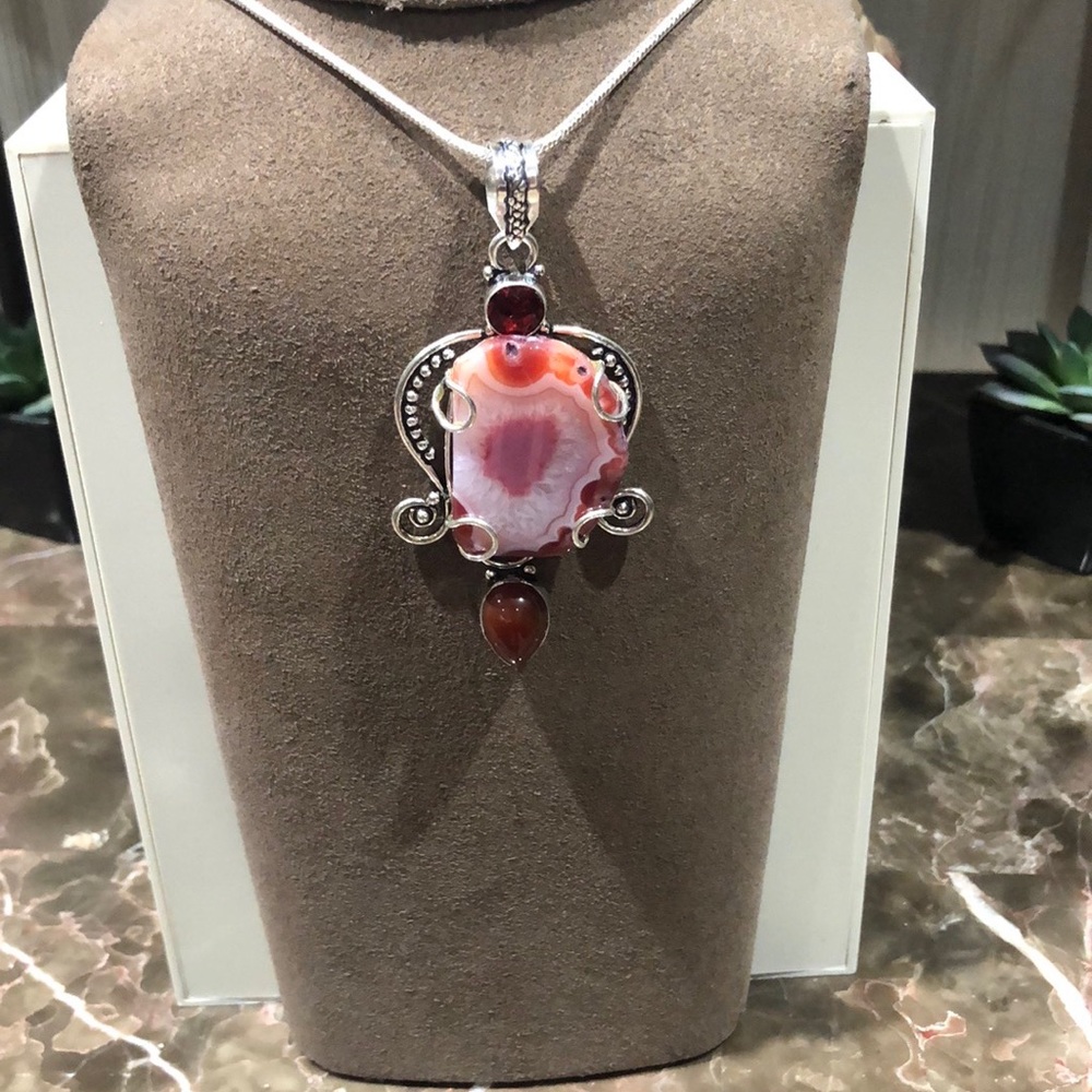 Huge Agate Necklace